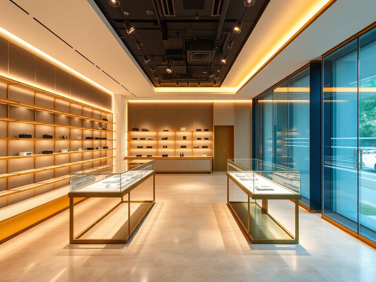 Retail Showroom — Commercial interior design project